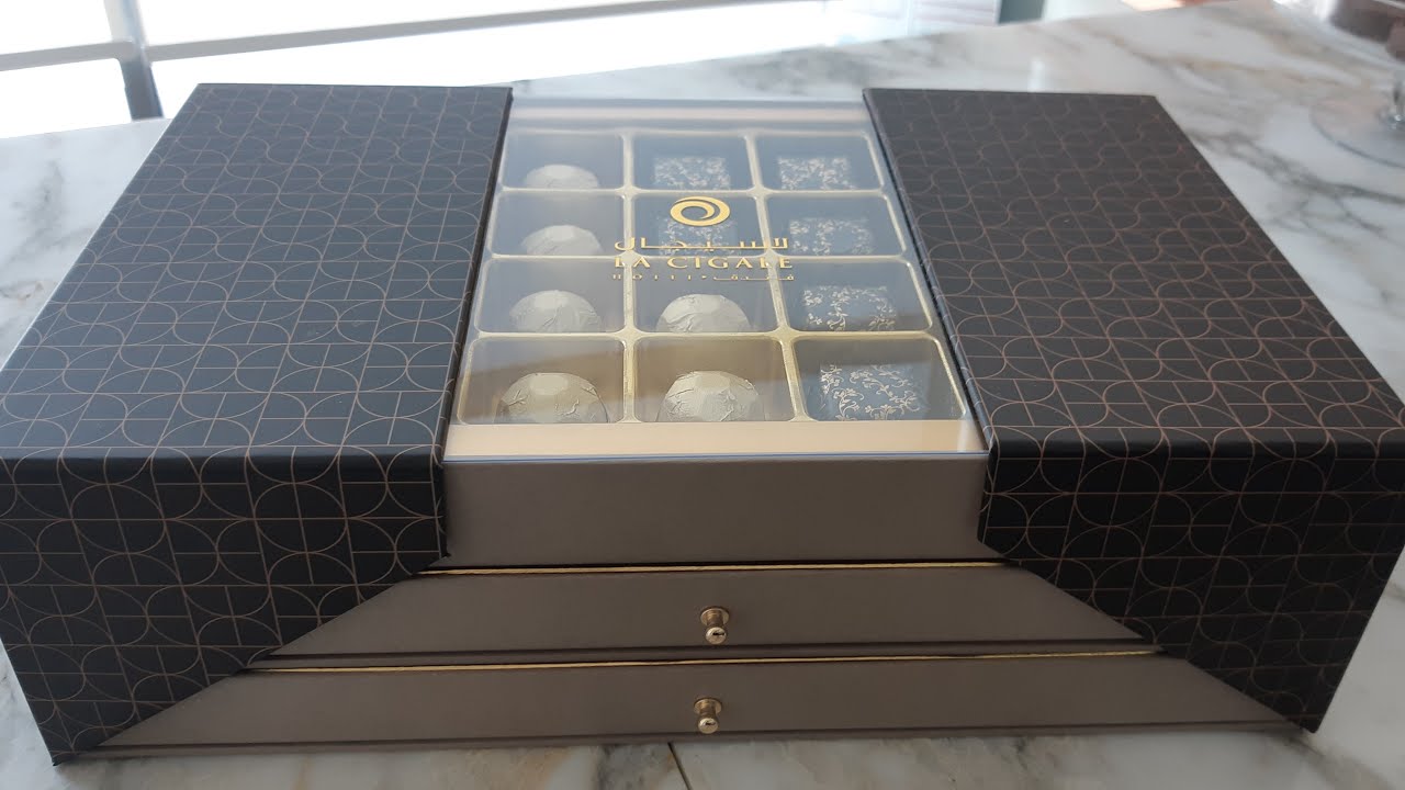 LS35 || 3 LAYERED BOX OF C H O C O L A T E S