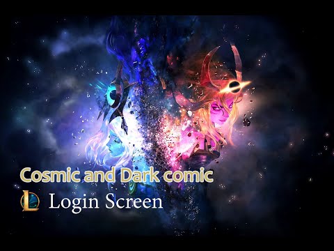 Cosmic and Dark Cosmic Lux | Login Screen - League of Legends (Fanmake)