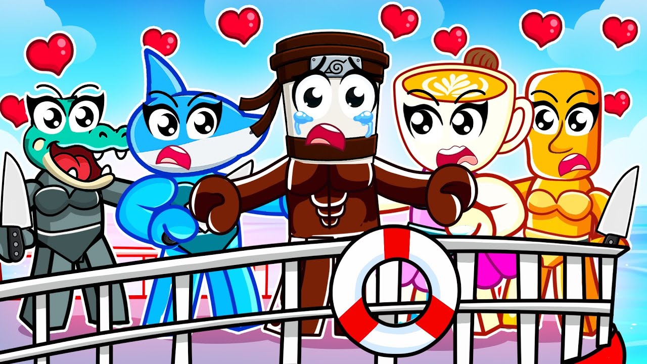 В ЛОВУШКЕ на круизе ТОЛЬКО ДЛЯ ДЕВУШЕК-МОЗГОВЕЦОВ в Roblox..