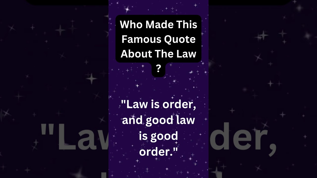 Law Quotes