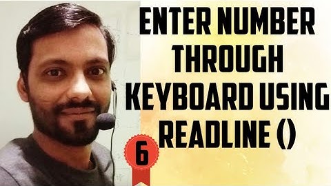 Enter Number through keyboard using ReadLine ()