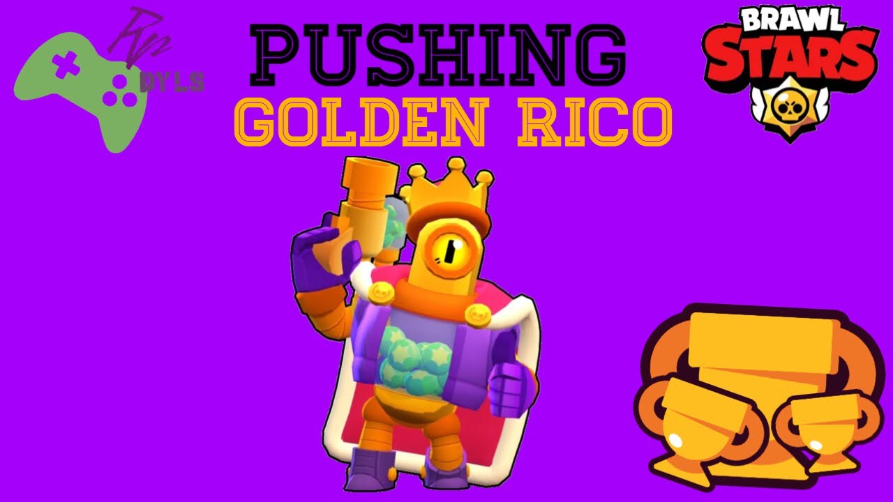 Pushing golden Rico in duos [brawl stars] (no commentary) - YouTube