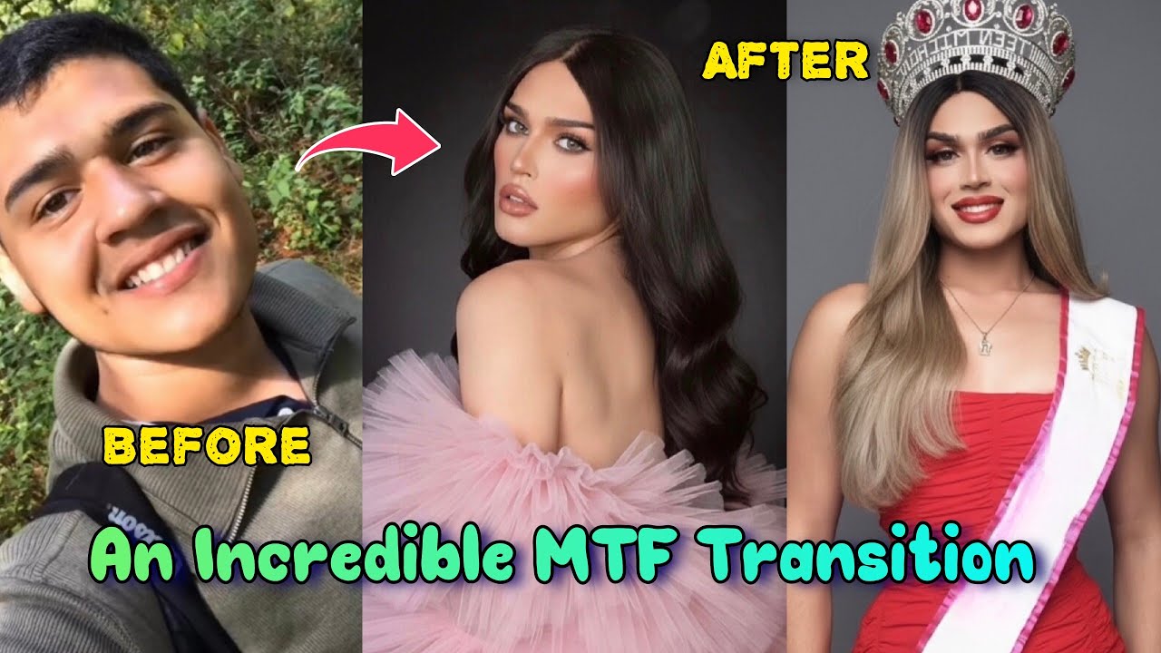 Потрясающий путь трансгендерного перехода из мужчины в женщину | Переход из мужчины в женщину | П...