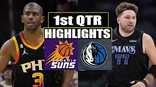 Phoenix Suns vs Dallas Mavericks 1st QTR Game Highlights | December 25, 2023
