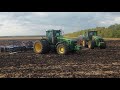 Сахарная Свёкла 2021-2022.Вспашка, Трактор JOHN Deere 8430. Будни тракториста. 8-курпусный плуг.