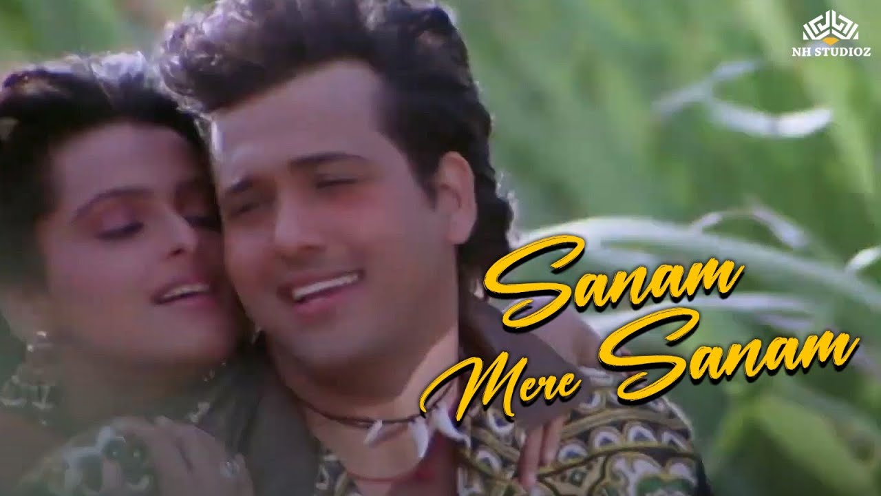 Alka Yagnik  Amit Kumar  Sanam Mere Sanam  Hum Song 1991 Laxmikant Pyarelal