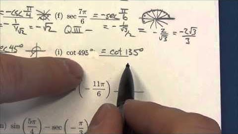 Math 30-1 Trig I Review #9i