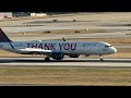 Delta A321 (Thank You livery) arrival from LaGuardia to ATL