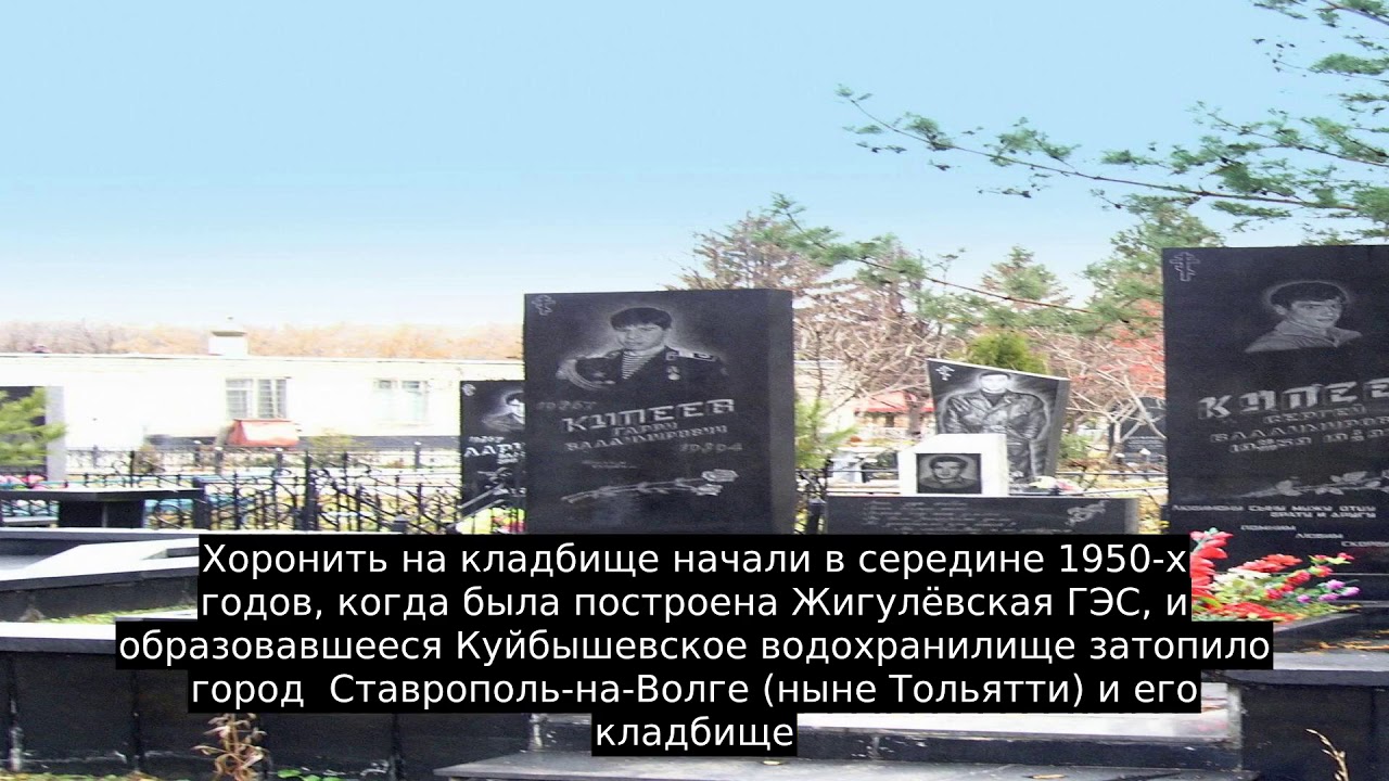 Баныкинское кладбище тольятти схема