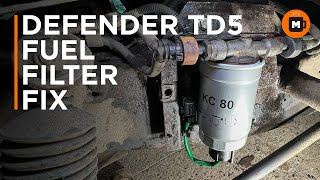 Defender TD5 fuel filter issue WJN000020