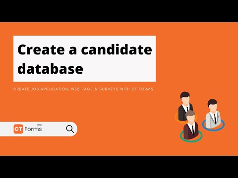 Create Candidate Database | CT Forms