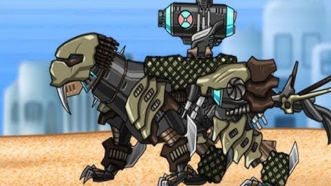 Combine Dino Robot Smilodon Black Plus (Роботы динозавры: Черный Смилодон)