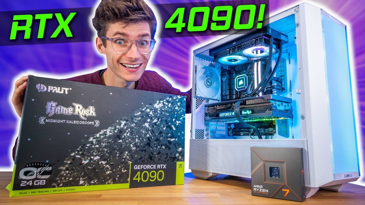 The BEASTLY RTX 4090 Gaming PC Build! - Ryzen 7700X, Gameplay Benchmarks! 