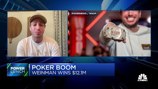 Poker winner Daniel Weinman on the poker boom