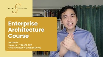 Intro to Enterprise Architecture Training Course Video | Sinag Solutions | TOGAF | ArchiMate