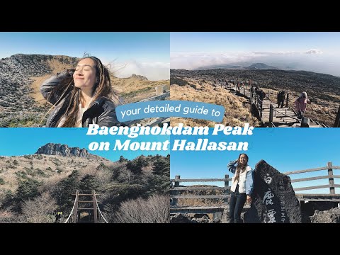 solo hiking to baengnokdam peak on mount hallasan, jeju + useful tips
