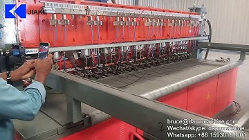 3-8mm Ribbed steel rebar construction wire mesh welding machine