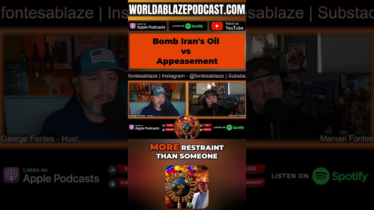 BOMB IRAN's OIL - Aggressive STRATEGY vs APPEASEMENT!