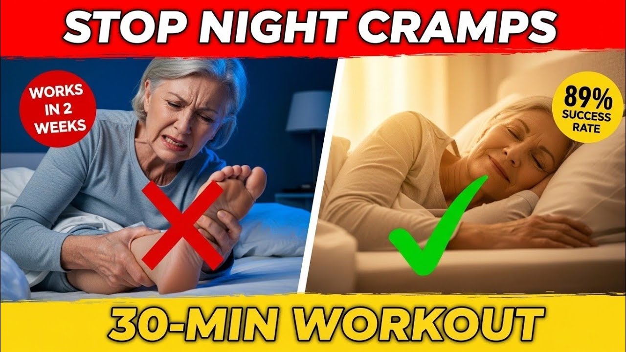 Simple 30-Minute Workout to Prevent Night Muscle Tightness After 60 | Senior Secrets Clinic