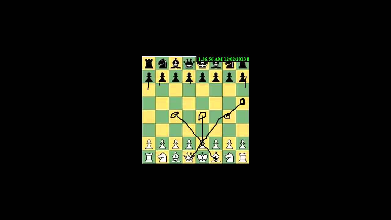 How to win chess in 4 or less moves - YouTube