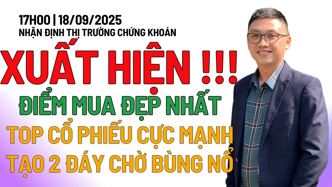 Chứng khoán hôm nay | Nhận định thị trường: VNINDEX LỘ VÙNG MUA, TOP CỔ PHIẾU SẮP NỔ