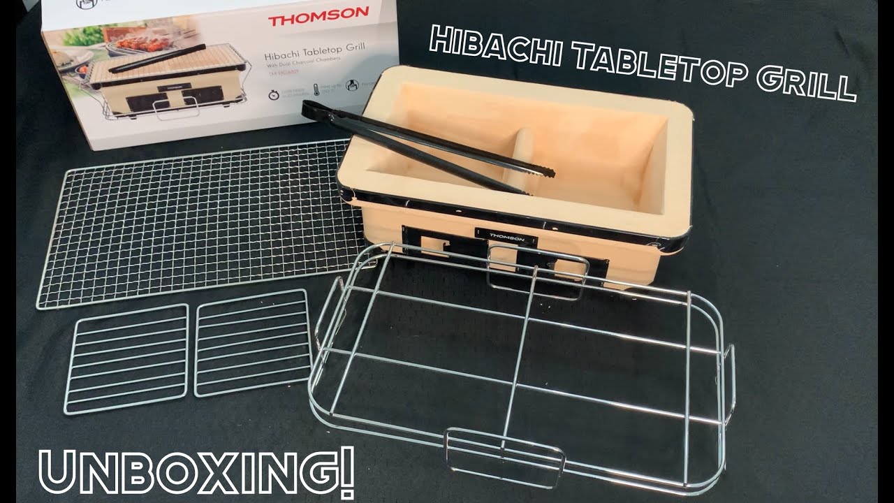 Hibachi tabletop grill unboxing! YouTube