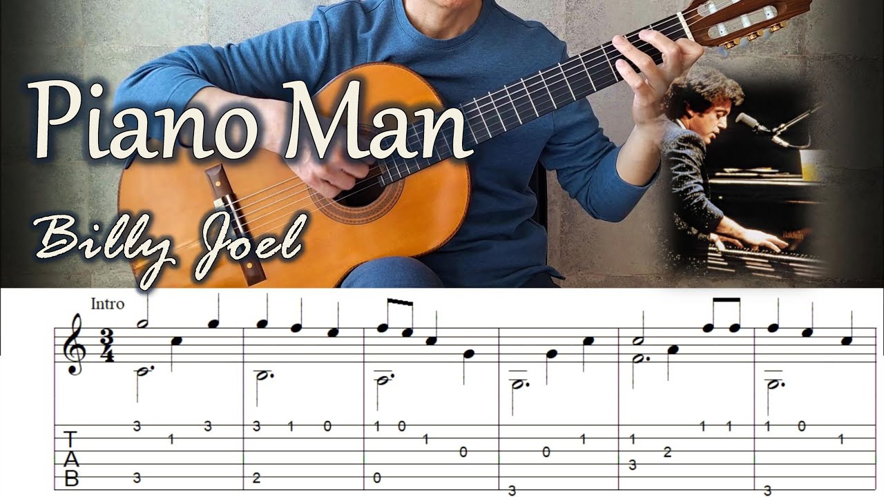 Piano Man Guitar Chords