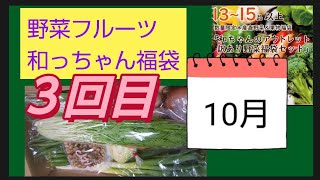 野菜福袋 和っちゃん福袋 10月の中身はフルーツは？ ランダム野菜果物アウトレット福袋 楽天 スイカりんごちゃんねる福袋