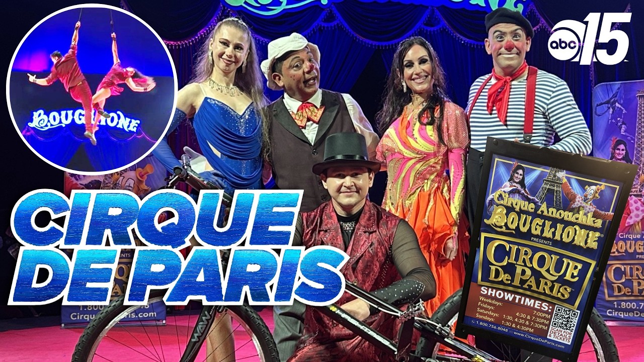 Cirque de Paris debuts in Myrtle Beach at Tanger Outlets - YouTube