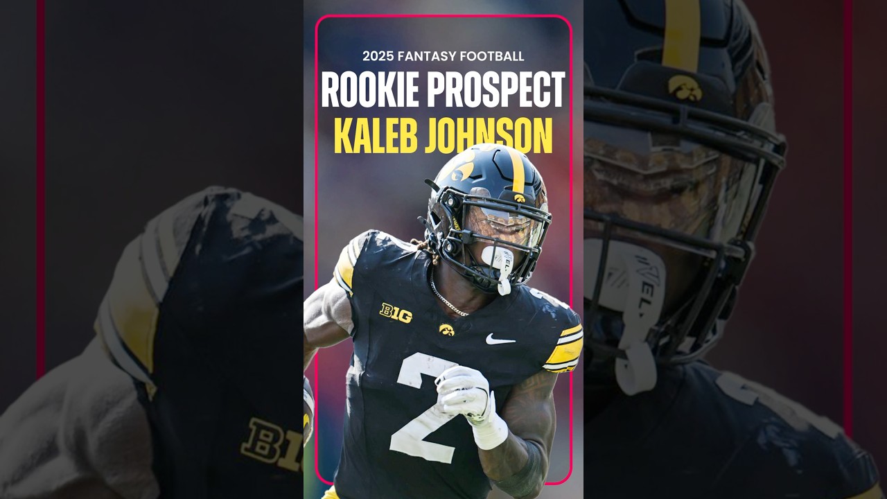 KALEB JOHNSON to the Steelers!! | 2025 Fantasy Football Outlook #shorts ...