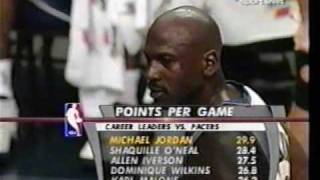 Michael Jordan 2003: 41pts at age 39 Vs. Indiana Pacers