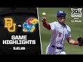 Baylor vs. Kansas Highlights (5.21.26) | 2026 Big 12 Baseball Tournament Presented by Allstate