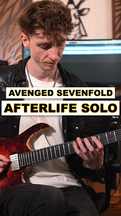 One of A7X's Greatest Solos - Afterlife (Guitar Cover) #Shorts
