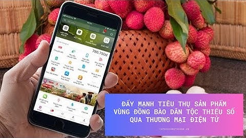 Đẩy mạnh tiêu thụ sản phẩm vùng đồng bào dân tộc thiểu số qua thương mại điện tử