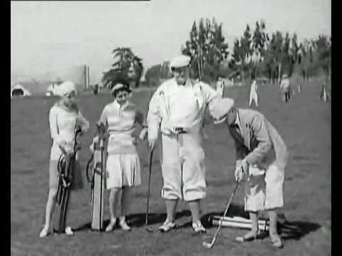 tempo Arbitrage blive irriteret Laurel and Hardy Play golf - YouTube