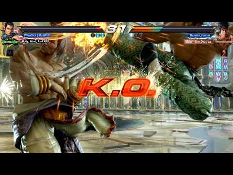 Thunder_Funder (Law) vs WProClick (Feng)  (Tekken 7 - Thunder_Funder vs ...