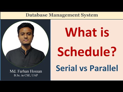 Lec: 90 | What is Schedule? | Serial vs Parallel | Transactions | DBMS | Bangla Tutorial