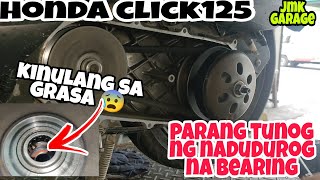 maingay ang cvt na parang may nadudurog na bakal || honda click 125