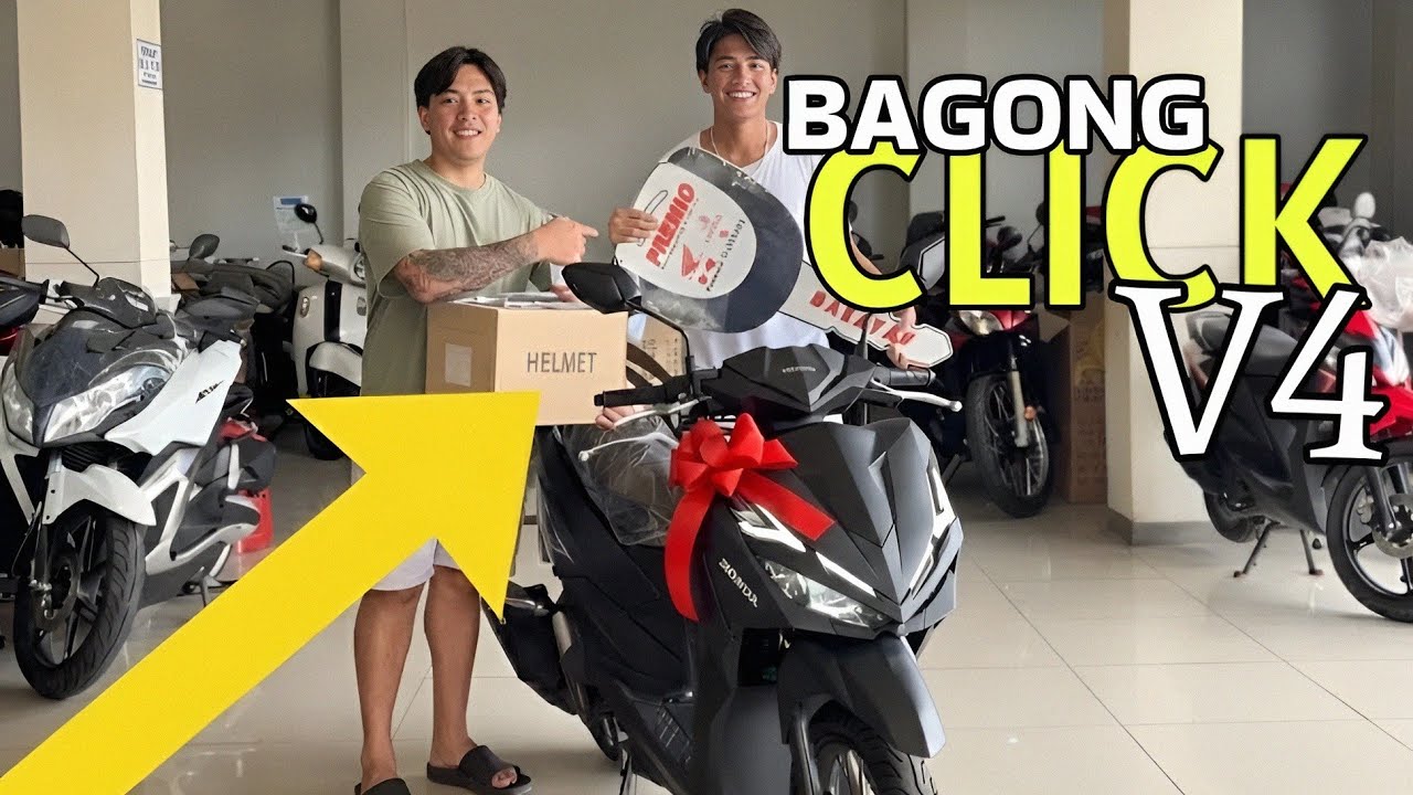 Ang Bagong Alagang SCOOTER ni KUYA PUGE | HONDA CLICK V4