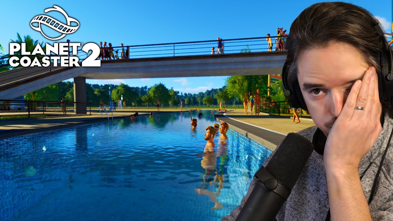 Mijn nieuwe zwembad veroorzaakt te veel herres in Planet Coaster 2