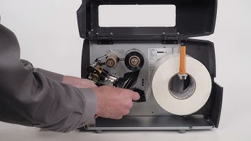 Zebra ZT231 How To Load Media With The Cutter Option