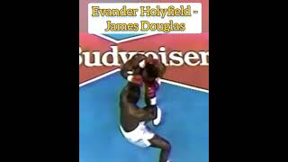 Evander Holyfield -James Douglas knockout #Shorts