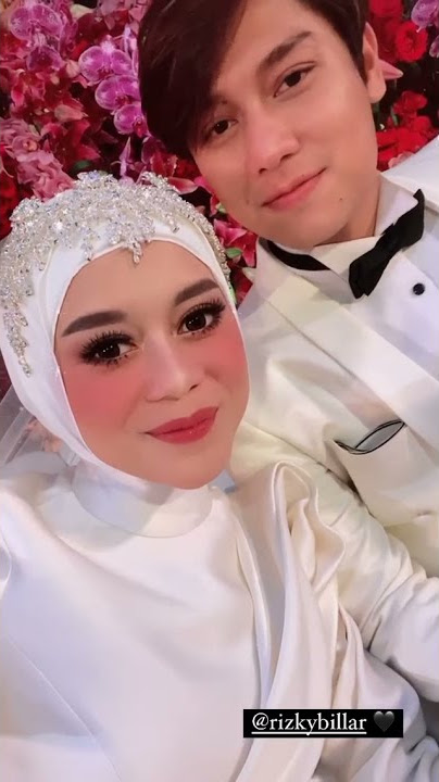 Duh mesra nya pengantin baru Lesty Kejora dan Rizky Billar di acara tasyakuran