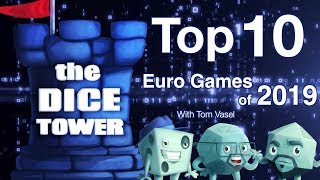 Top 10 Euro Games of 2019 - with Tom Vasel