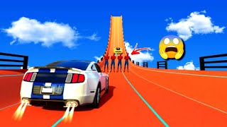 Superhero Mega Ramp Car Racing Game - Android Gameplay