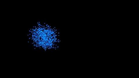 Magical Particles Light Show Test