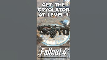 How To Get The CRYOLATOR At LEVEL 1 Fallout 4 Glitch