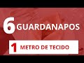 Quantos guardanapos faço com 1 metro de tecido?