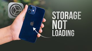 How to Fix iPhone Storage Not Loading (tutorial)