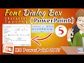 Font Dialog Box and Character Spacing In MS PowerPoint - Font Formatting | Be A Computer Expert